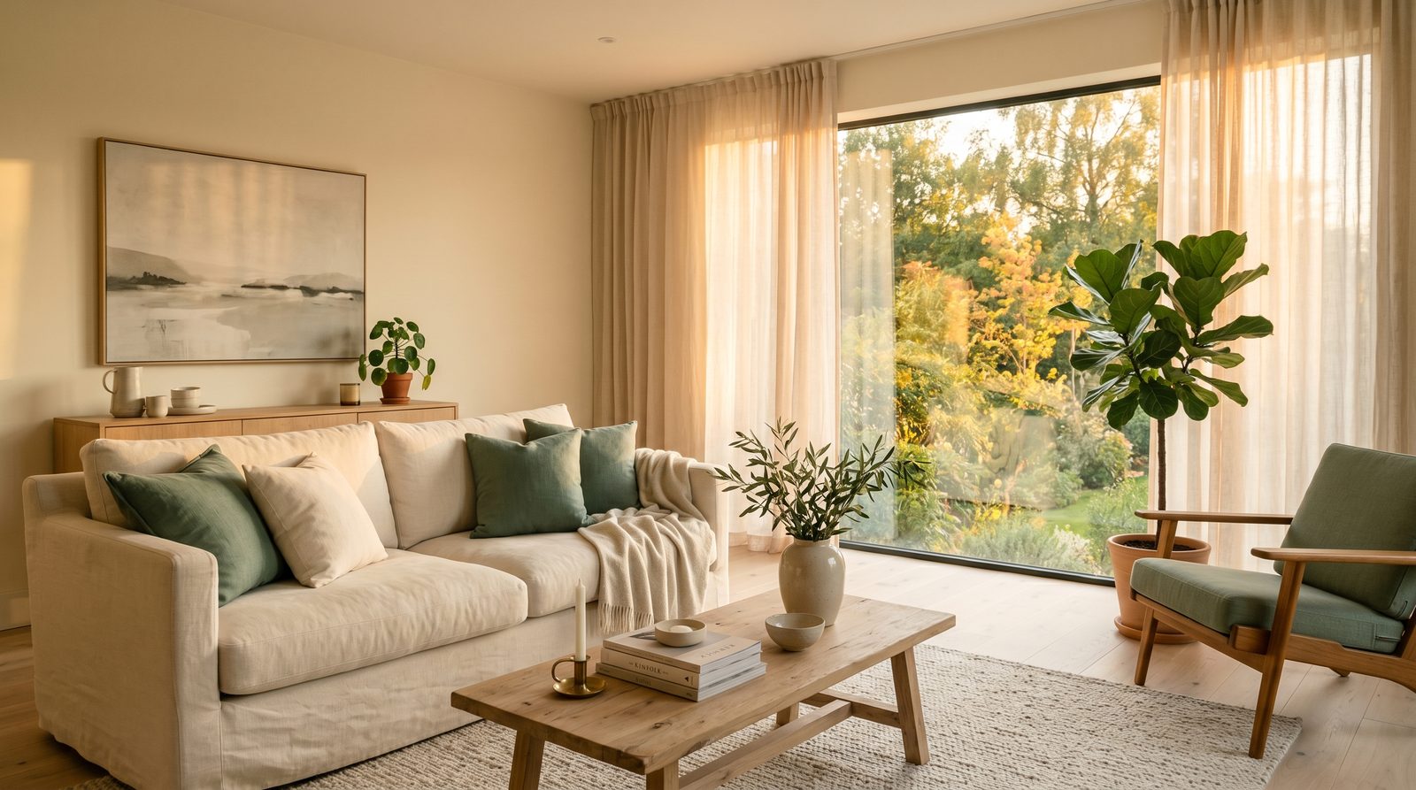 A sunlit living room — the kind of home you help people into